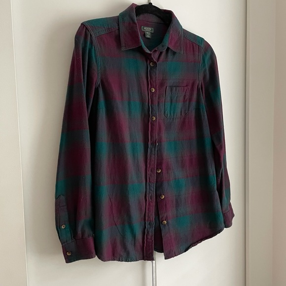 COPY - Root Flannel - purple and turquoise - Picture 2 of 9